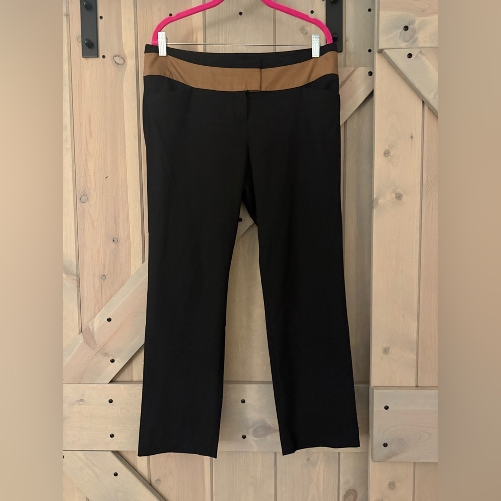 The Limited Drew Ankle Pant- Black with Contrasting Waistband